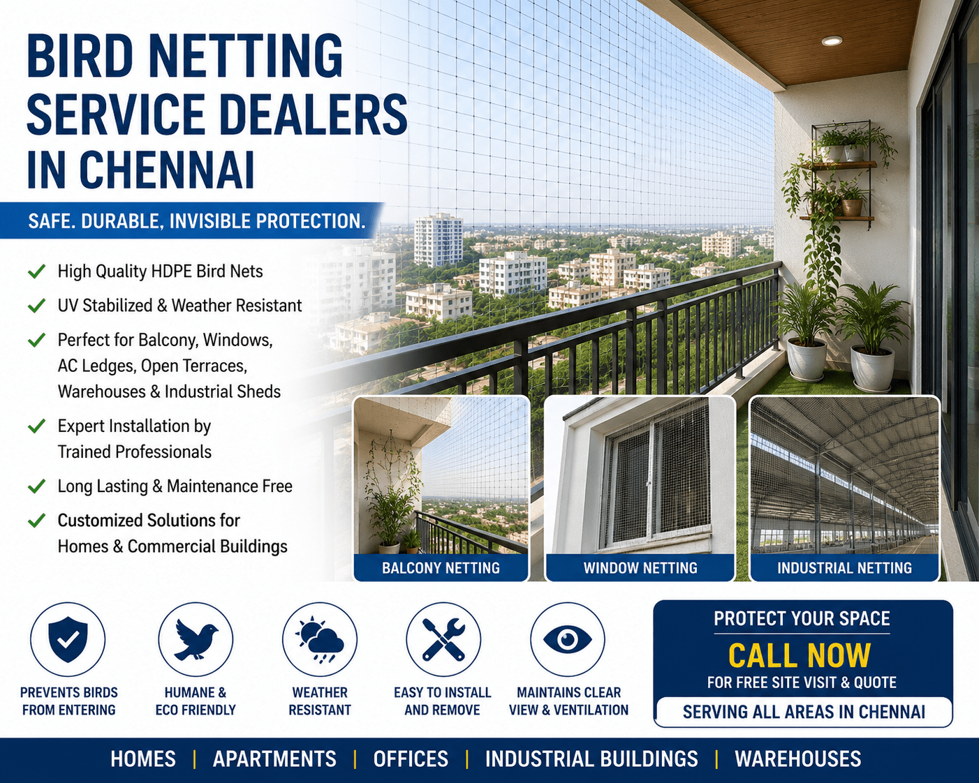 Bird Netting Service Dealers